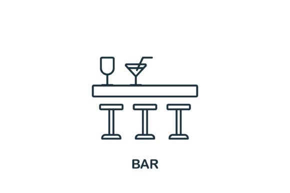 Bar Icon: Graphics and Icons for Modern Design
