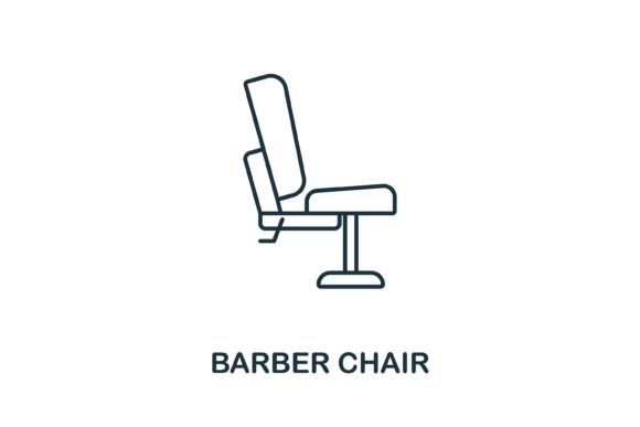 Barber Chair Icon: Graphics and Icons for Creative Design