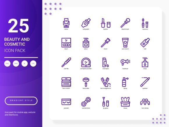 Beauty and Cosmetic Icon Pack Review