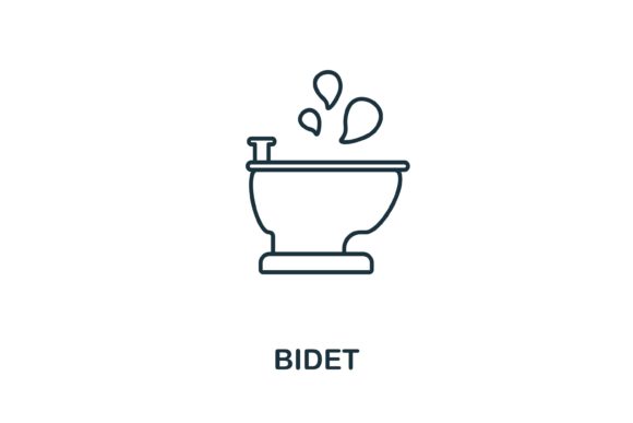 Bidet Icon: Graphics and Icons for Local Business