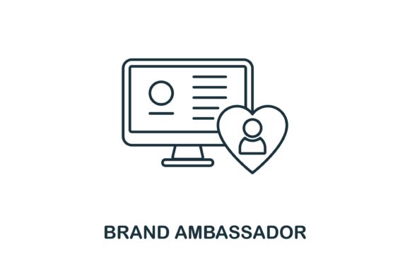 Brand Ambassador Icon Graphics and Icons