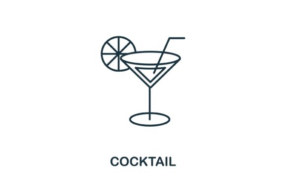Cocktail Icon: Graphics and Icons for Creative Sellers