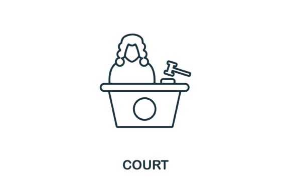 Court Icon: Graphics and Icons for Editorial Design