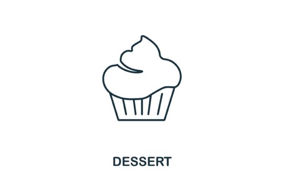 Dessert Icon: Graphics and Icons for Digital Sellers