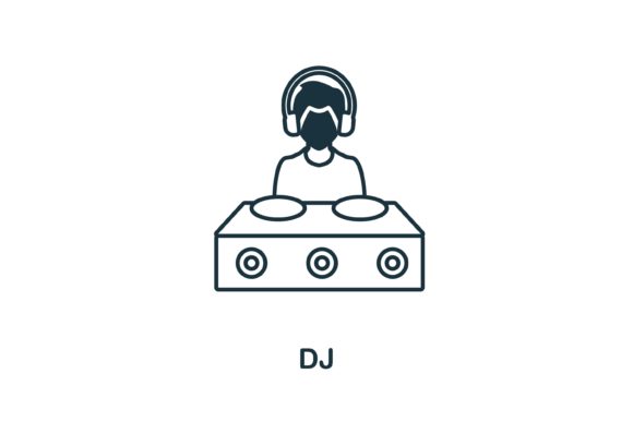 Dj Icon: Graphics and Icons for Digital Sellers