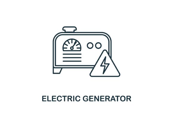 Electric Generator Icon Review