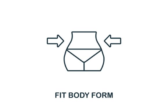 Fit Body Form Icon: Graphics and Icons for Local Business