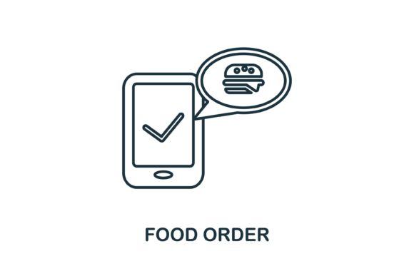 Food Order Icon: Graphics and Icons for Local Business