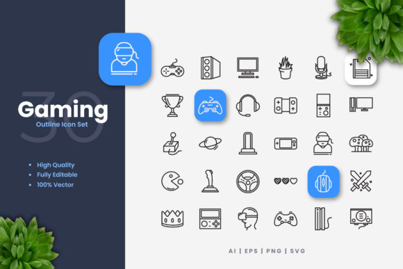 Gaming Icons Graphics