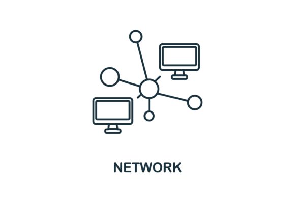 Network Icon: Graphics and Icons for Digital Sellers