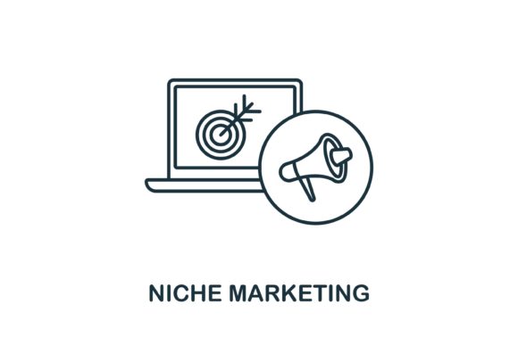 Niche Marketing Icon Graphics and Icons