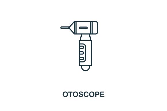Otoscope Icon: Graphics and Icons for Digital Sellers