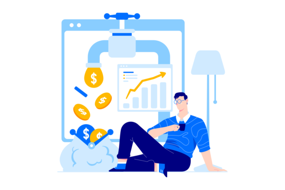 Passive Income Vector Illustration Graphics