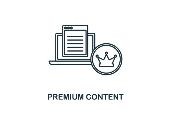 Premium Content Icon: Graphics and Icons for Real Projects