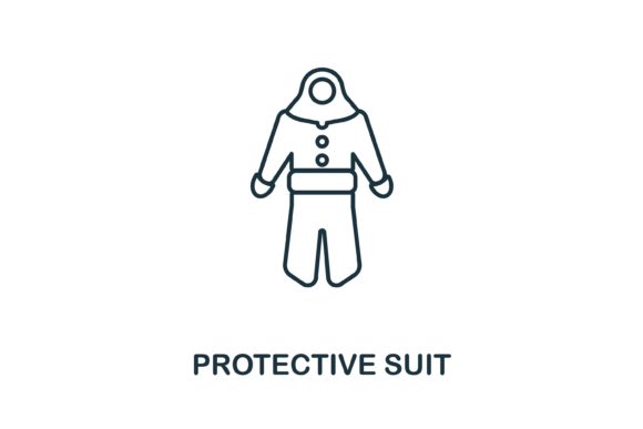 Protective Suit Icon: Graphics and Icons for Local Branding