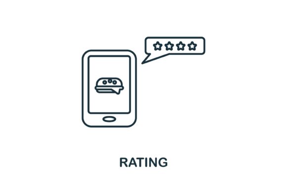Rating Icon for Graphics and Icons