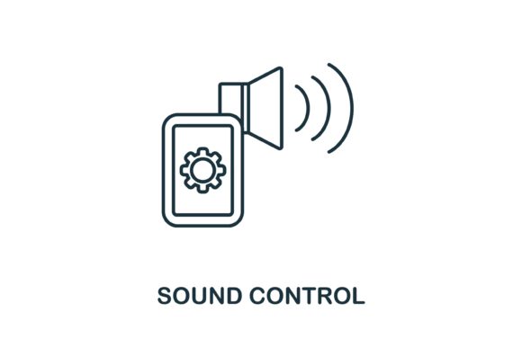 Sound Control Icon for Graphics and Icons