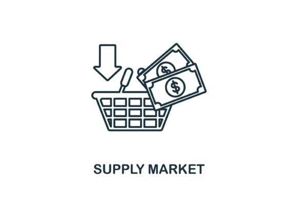 Supply Market Icon Graphics and Icons