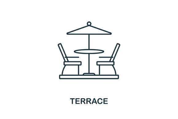 Terrace Icon: Graphics and Icons for Local Business