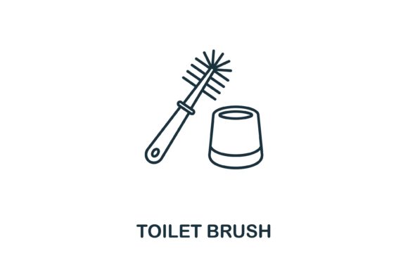 Toilet Brush Icon: Graphics and Icons for Real Projects