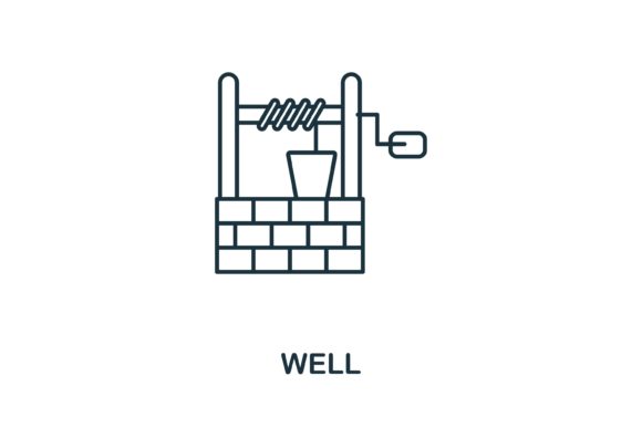 Well Icon: Graphics and Icons for Branding